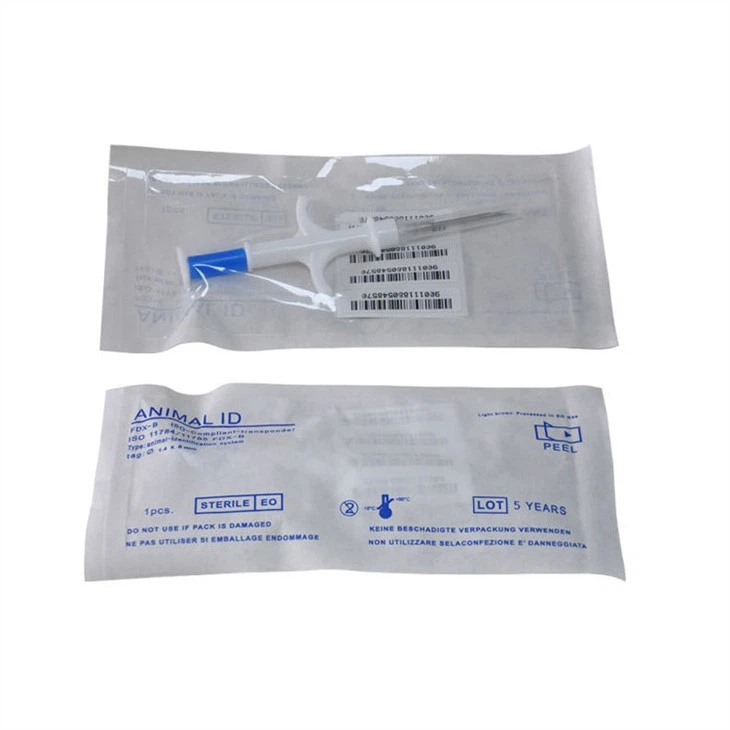 134.2KHz Microchip Animal Glass Tube Tag
