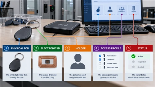 RFID Key Fob Issuance And Return: A Multi-Site Access Control Workflow