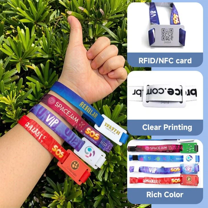 woven wristband for music festival