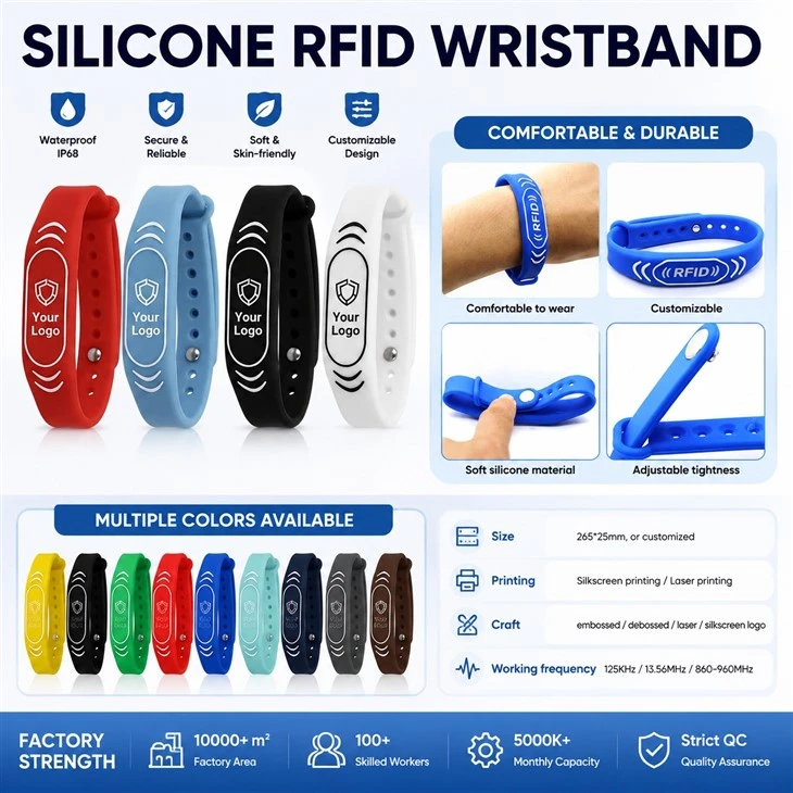 NFC Silicone Bracelet