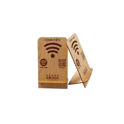 Wooden Card Display Stand